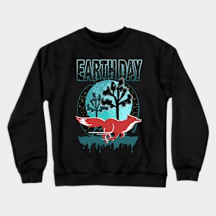 Earth Day in the Desert Crewneck Sweatshirt